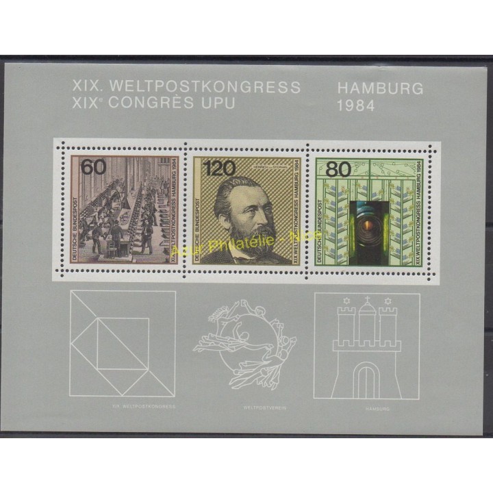 Stamps - Theme celebrities - West Germany (FRG) - 1984 - Nb BF 18
