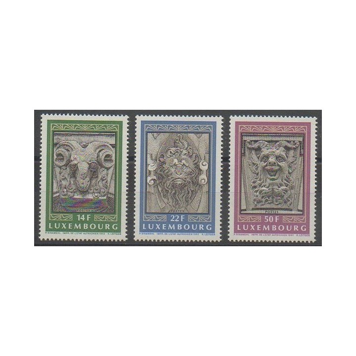 Timbres - Luxembourg - 1992 - No 1249/1251 - Art