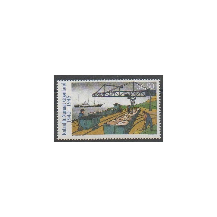 Timbres - Groenland - 2017 - No 726 - Seconde Guerre Mondiale