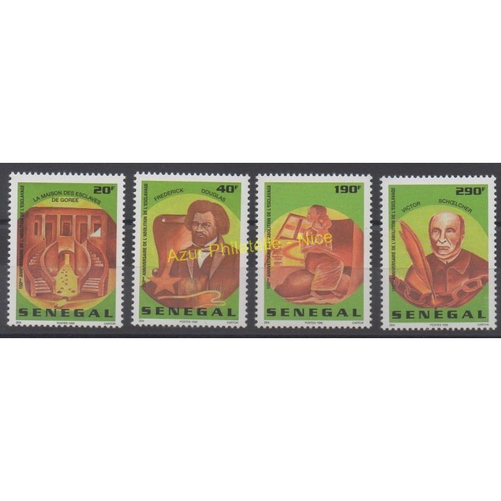 Timbres - Thème célébrités - Sénégal - 1998 - No 1285U/1285X