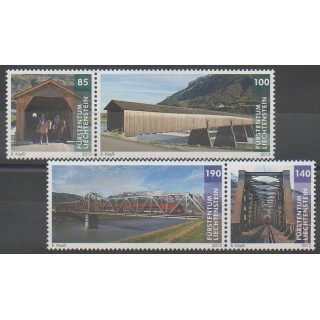 Timbres - Liechtenstein - 2013 - No 1612/1615 - Ponts