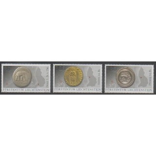 Stamps - Lienchtentein - 2014 - Nb 1652/1654 - Coins, Banknotes Or Medals