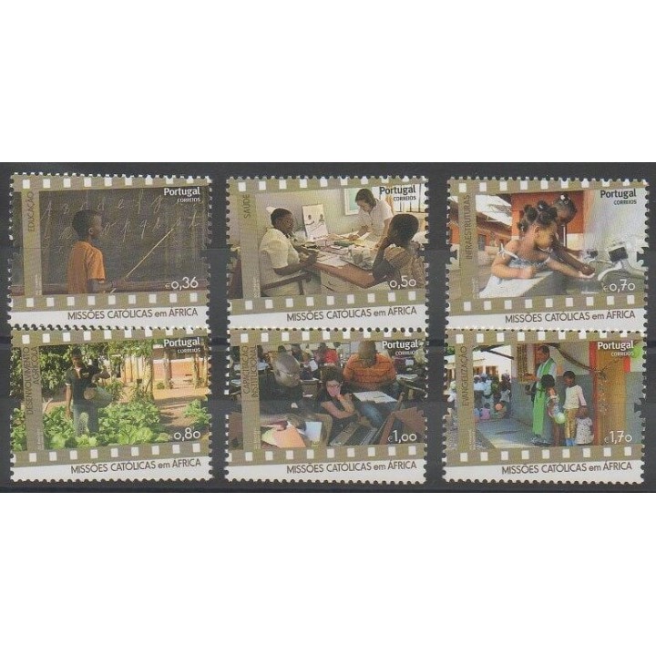Stamps - Portugal - 2013 - Nb 3846/3851 - Religion