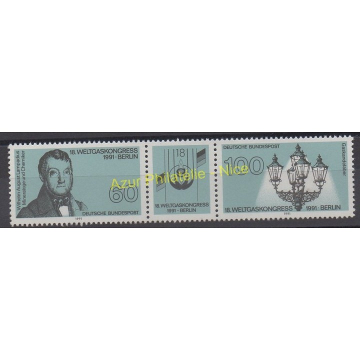 Timbres - Thème célébrités - Allemagne occidentale (RFA) - 1988 - No 1194/1197
