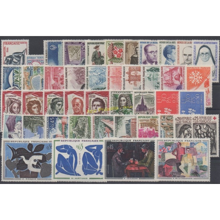 Timbres  - France - 1961 - No 1281/1324