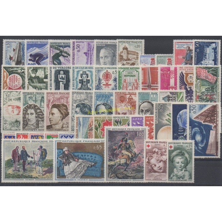 Timbres  - France - 1962 - No 1325/1367