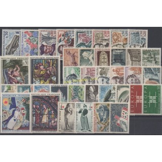 Timbres  - France - 1963 - No 1368/1403