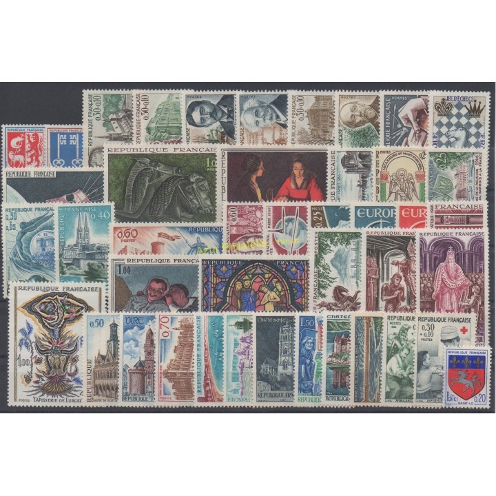 Stamps  - France - 1966 - Nb 1468/1510