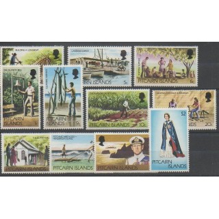 Stamps - Pitcairn - 1977 - Nb 161/171