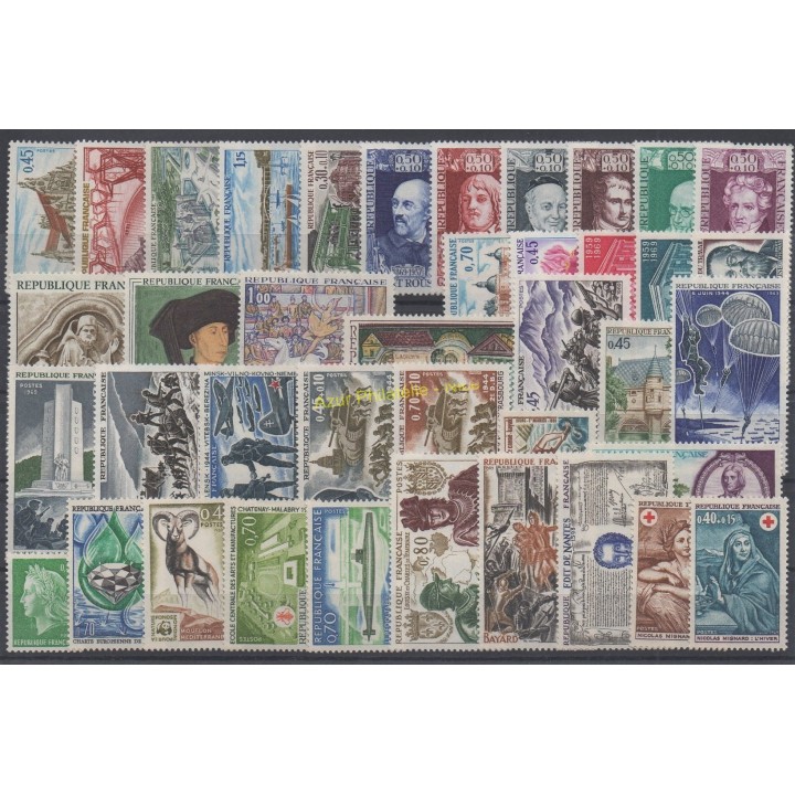 Stamps  - France - 1969 - Nb 1582-1620