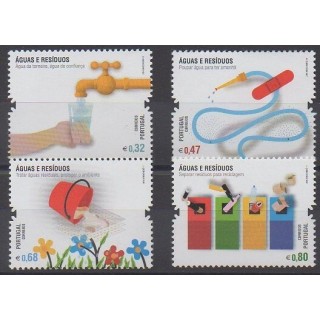 Stamps - Portugal - 2011 - Nb 3658/3661 - Environment