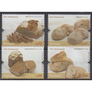 Timbres - Portugal - 2010 - No 3478/3481 - Gastronomie