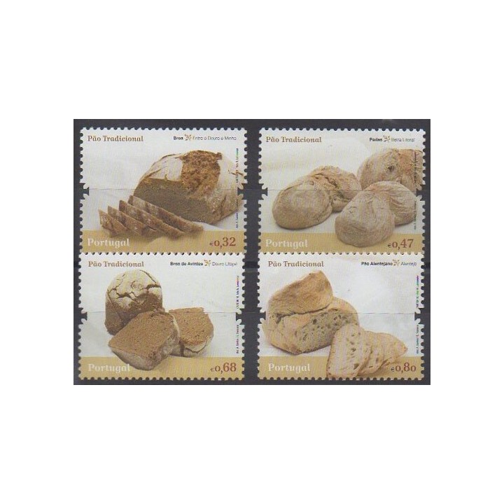 Stamps - Portugal - 2010 - Nb 3478/3481 - Gastronomy