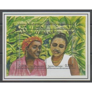 Stamps - Mayotte - Block and sheet - 2000 - Nb BF3