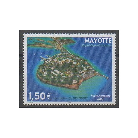 Mayotte - Poste aérienne - 2003 - No PA6 - Sites
