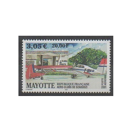 Mayotte - Airmail - 2001 - Nb PA5 - Planes