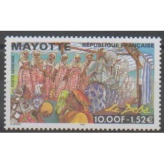 Timbres - Mayotte - Poste aérienne - 1999 - No PA4