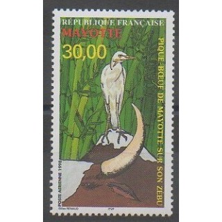 Timbres - Mayotte - Poste aérienne - 1998 - No PA3 - Oiseaux