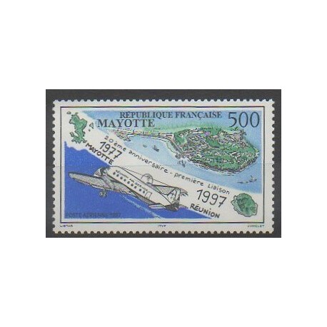 Mayotte - Poste aérienne - 1997 - No PA2 - Aviation