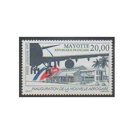 Mayotte - Poste aérienne - 1997 - No PA1 - Aviation