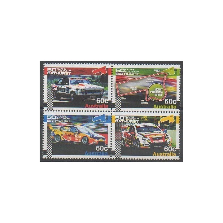 Timbres - Australie - 2012 - No 3685/3688 - Voitures