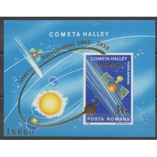 Stamps - Romania - 2016 - Nb BF180AA - Astronomy