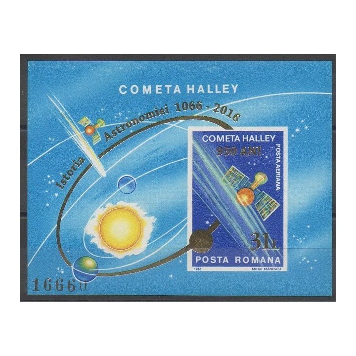 Timbres - Roumanie - 2016 - No BF180AA - Astronomie