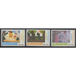 Suriname - 1988 - Nb 1141/1143 - Childhood