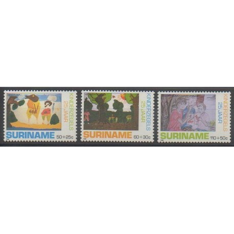 Suriname - 1988 - Nb 1141/1143 - Childhood