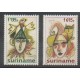 Surinam - 1995 - No 1373/1374 - Masques ou carnaval