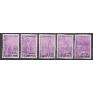 Stamps - Suriname - 1987 - Nb 1070/1074 - Easter