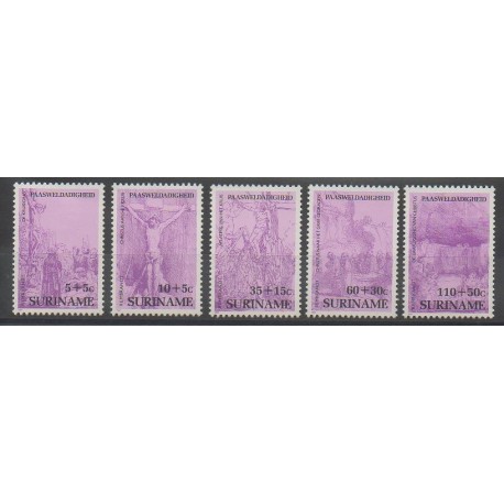 Surinam - 1987 - No 1070/1074 - Pâques