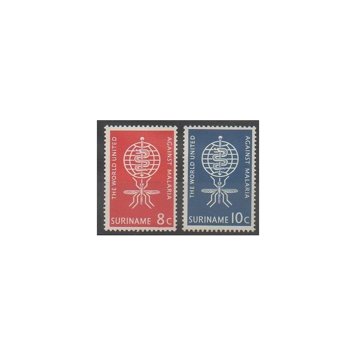 Stamps - Suriname - 1962 - Nb 371/372 - Health