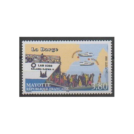 Mayotte - Post - 1998 - Nb 56 - Boats