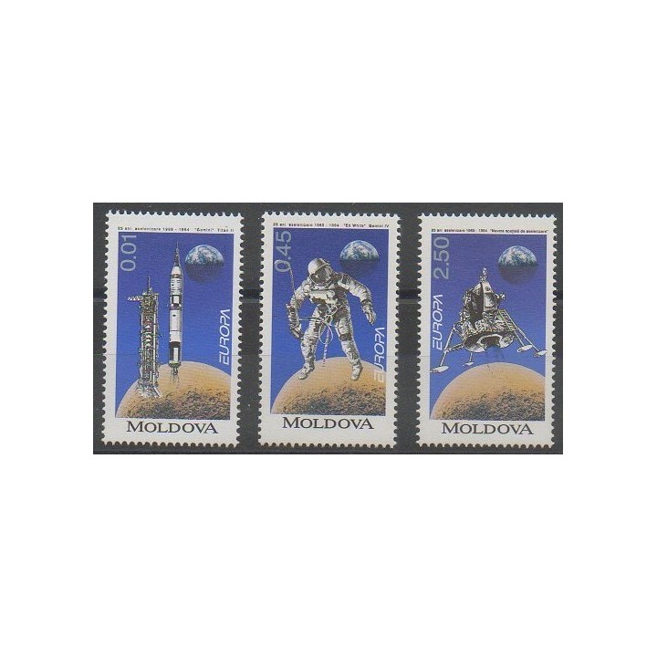 Timbres - Moldavie - 1994 - No 96/98 - Espace - Europa