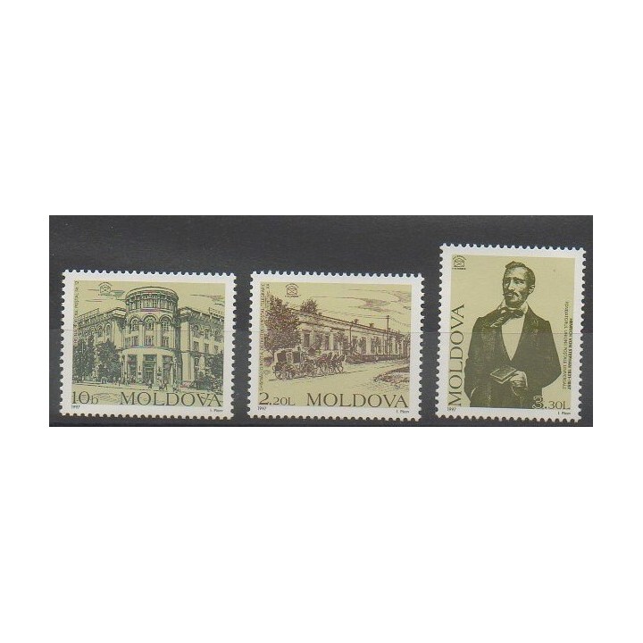Timbres - Moldavie - 1997 - No 205/207 - Service postal