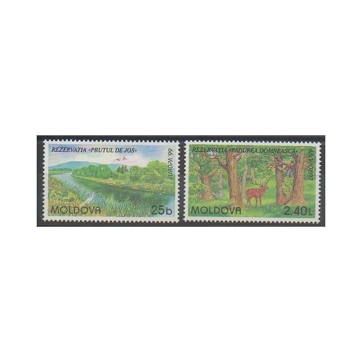 Timbres - Moldavie - 1999 - No 263/264 - Europa