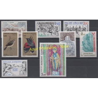 Timbres  - Andorre - Année complète - 1981 - No 291/299