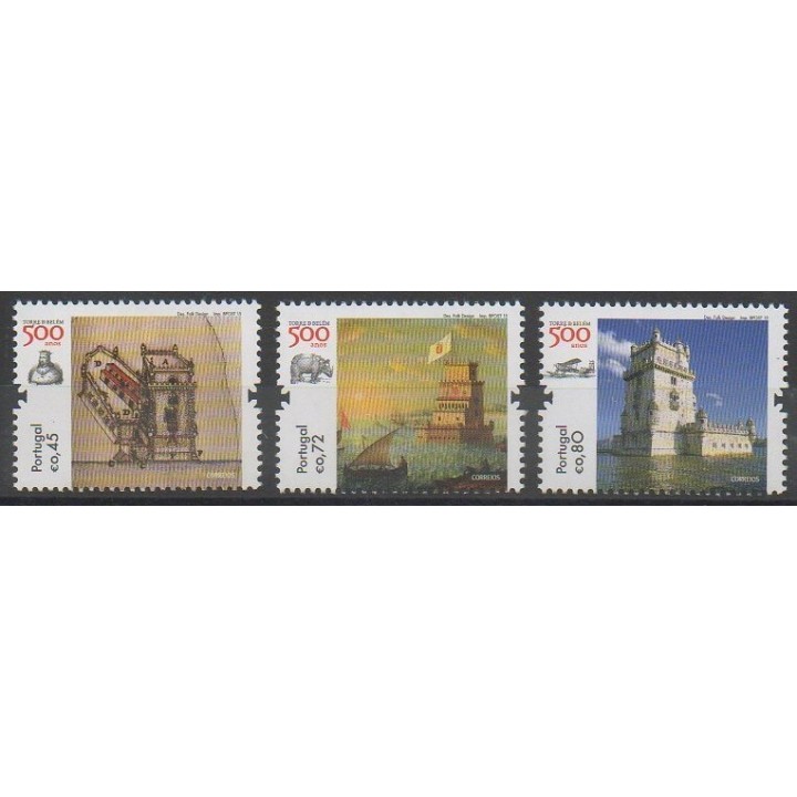 Stamps - Portugal - 2015 - Nb 4024/4026 - Castles