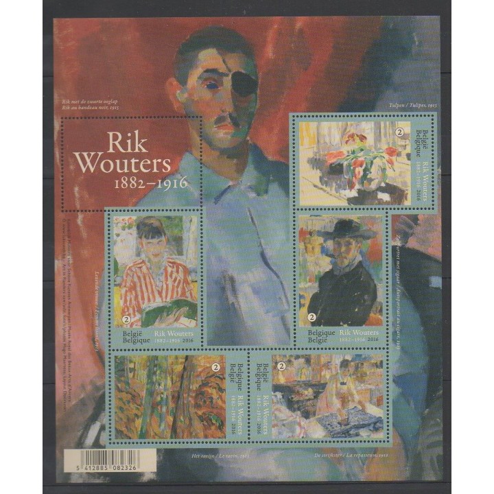Timbres - Belgique - 2016 - No F4591 - Peinture