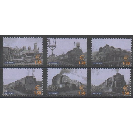 Belgique - 2006 - No CP521/CP526 - Chemins de fer