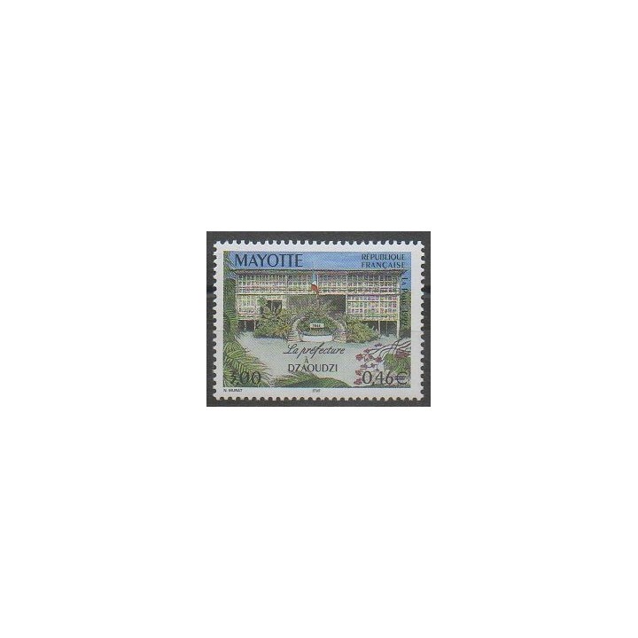 Stamps - Mayotte - Post - 1999 - Nb 76A - Monuments