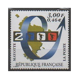 Stamps - Mayotte - Post - 1999 - Nb 80
