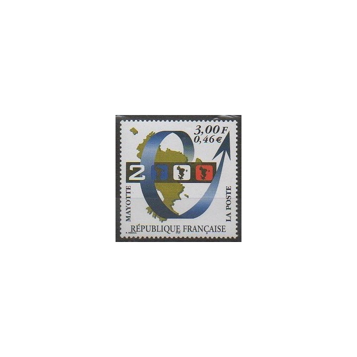Stamps - Mayotte - Post - 1999 - Nb 80
