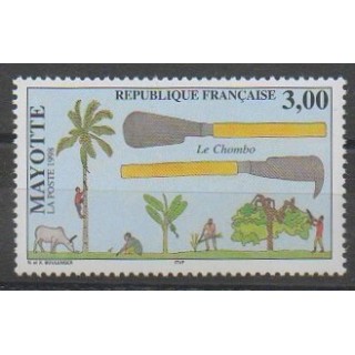 Stamps - Mayotte - Post - 1998 - Nb 61
