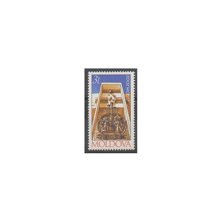 Timbres - Moldavie - 2002 - No 373 - Cirque - Europa