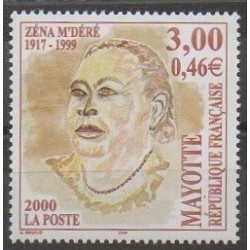 Mayotte - Poste - 2000 - No 89 - Célébrités