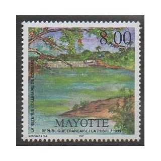 Timbres - Mayotte  - Poste - 1999 - No 70 - Sites