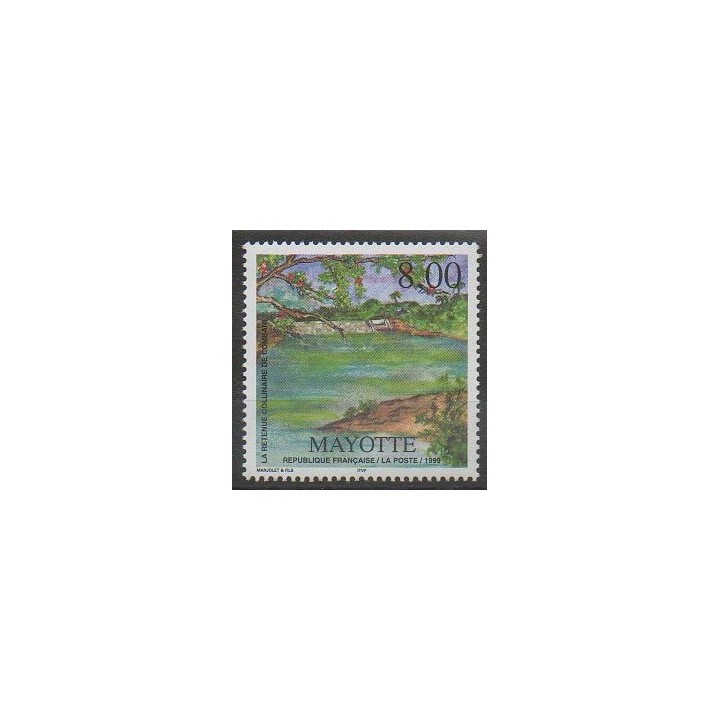 Timbres - Mayotte  - Poste - 1999 - No 70 - Sites