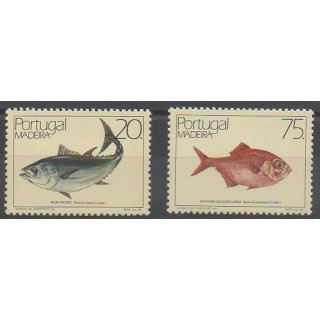 Stamps - Portugal (Madeira) - 1986 - Nb 109/110 - Sea animals